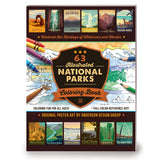 COLORING BOOK BUNDLE: Space Travel, Legendary Creatures, & National Parks