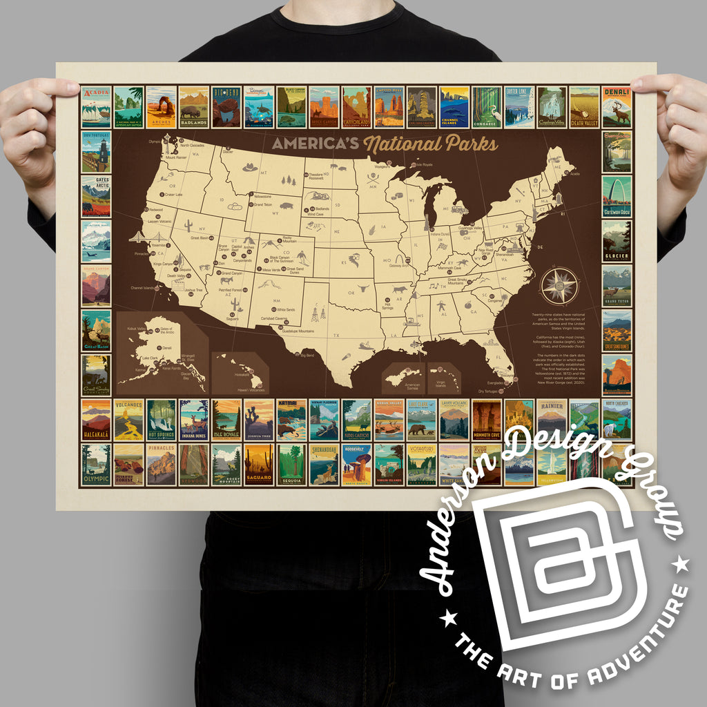 Poster Team America Amazon Prime National Parks: 62-Park Multi