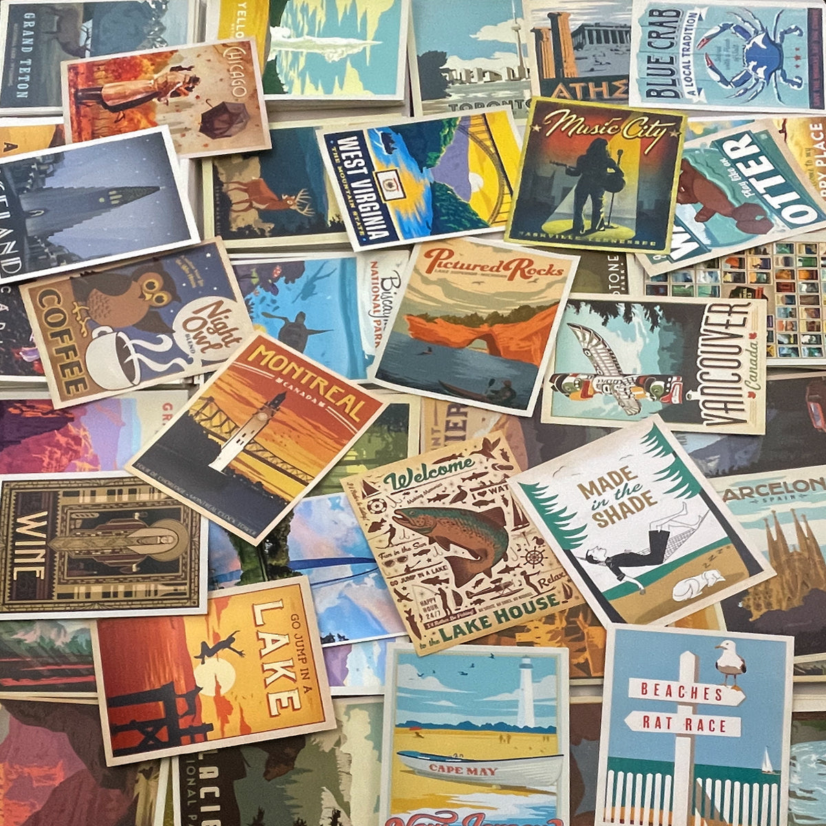(5) Piece Bargain Bundle—Random Mix of 18"x24" ADG Prints (Scratch-N-Dent 2026)