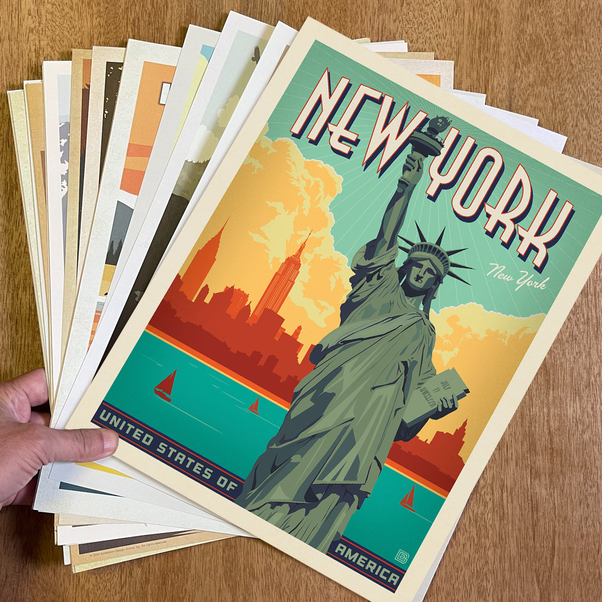 15 Piece Bargain Bundle—Assorted 11"x14" Prints (Scratch-N-Dent 2026)