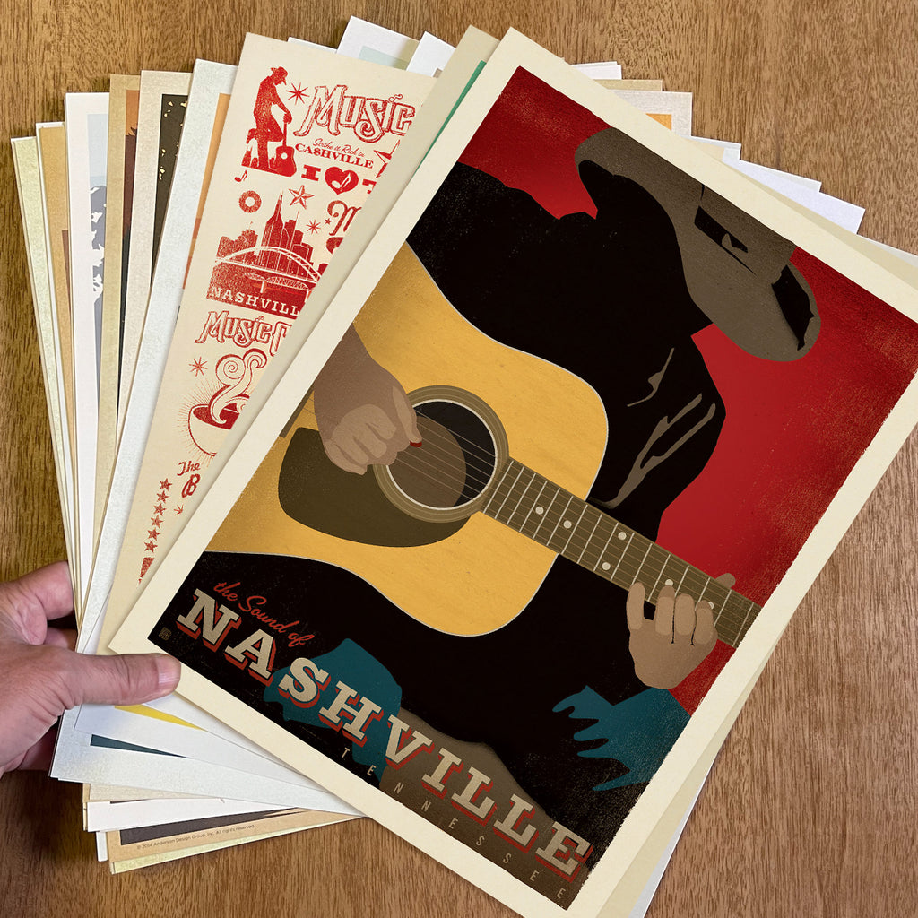 10-Piece Bargain Bundle—Spirit Of Nashville 11"x14" Prints (Best Seller!)