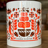 Cicada Print Coffee Mug