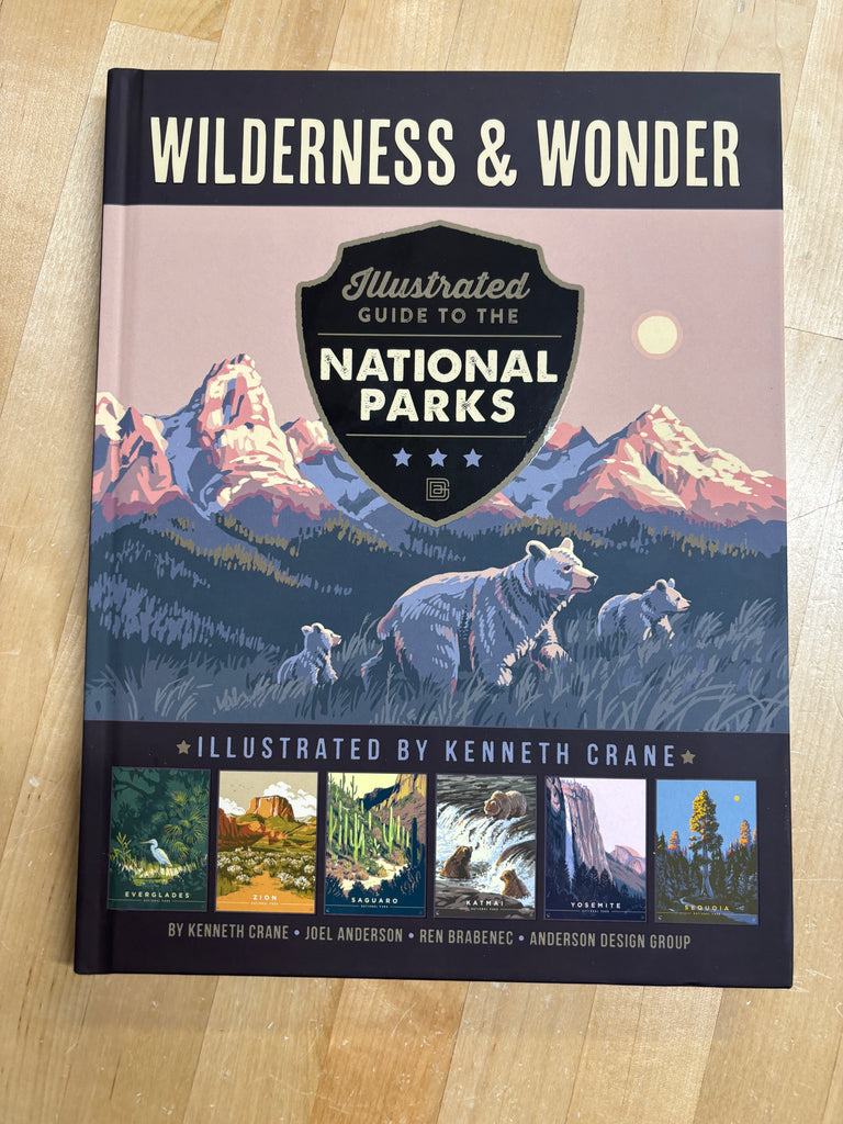 2025 Scratch-N-Dent Sale: Wilderness & Wonder: An Illustrated Guide to the National Parks HARD COVER Book
