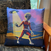 18"x18" Throw Pillow: Legends Of The National Parks-Extra Terrestrial