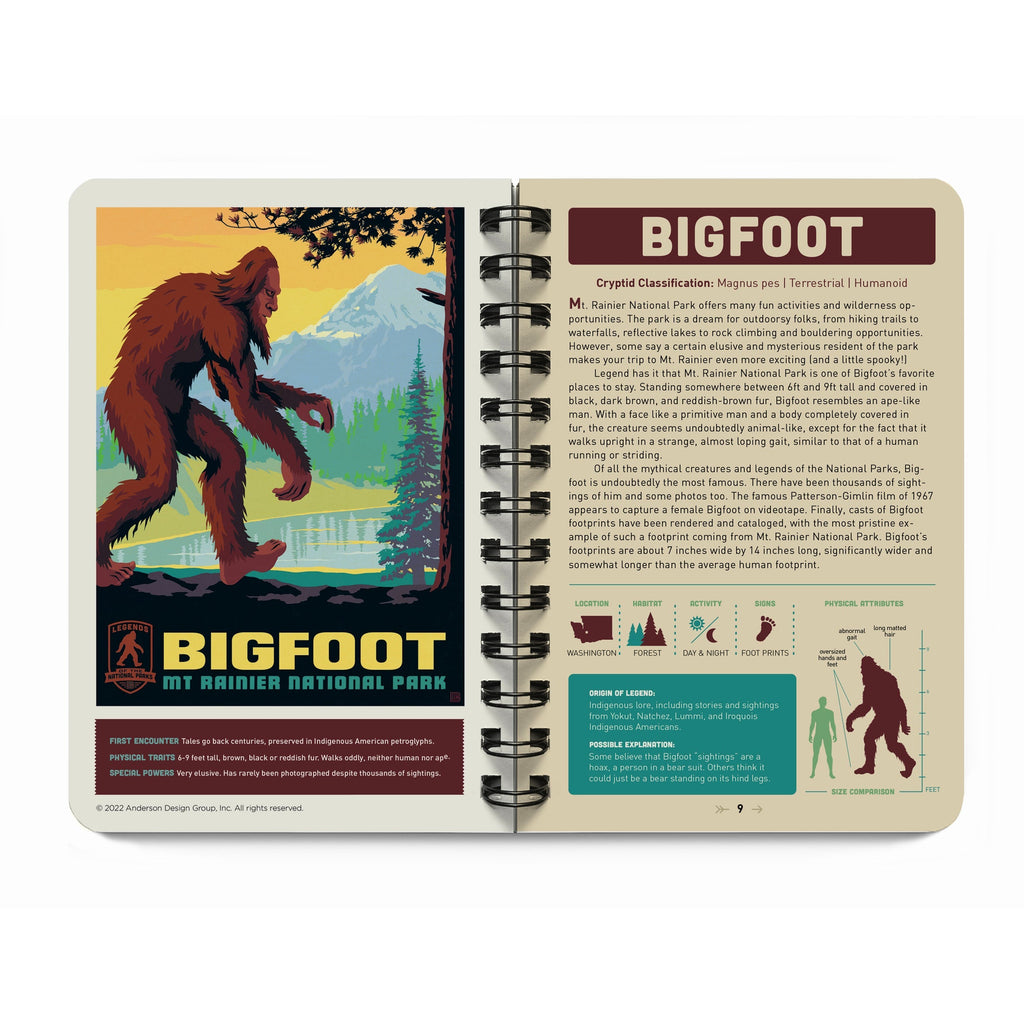 Gift Set: 5-Piece Deluxe Legends Of The National Parks (Bargain Book Bundle)