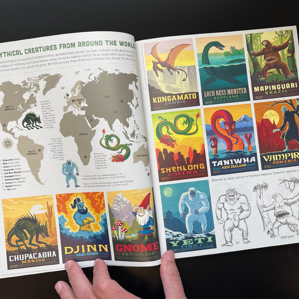 Gift Set: 5-Piece Deluxe Legends Of The National Parks (Bargain Book Bundle)