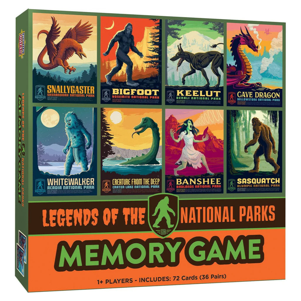 Legends Of The National Parks Memory Game