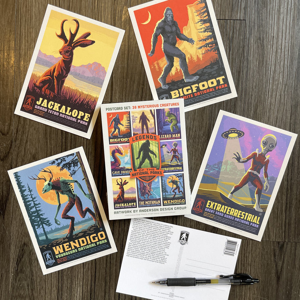Gift Set: 5-Piece Deluxe Legends Of The National Parks (Bargain Book Bundle)