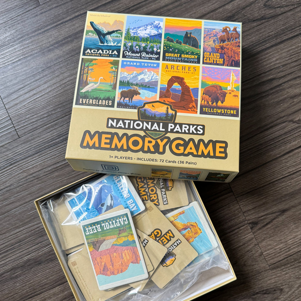 National Park Memory Game (Best Seller) - Anderson Design Group