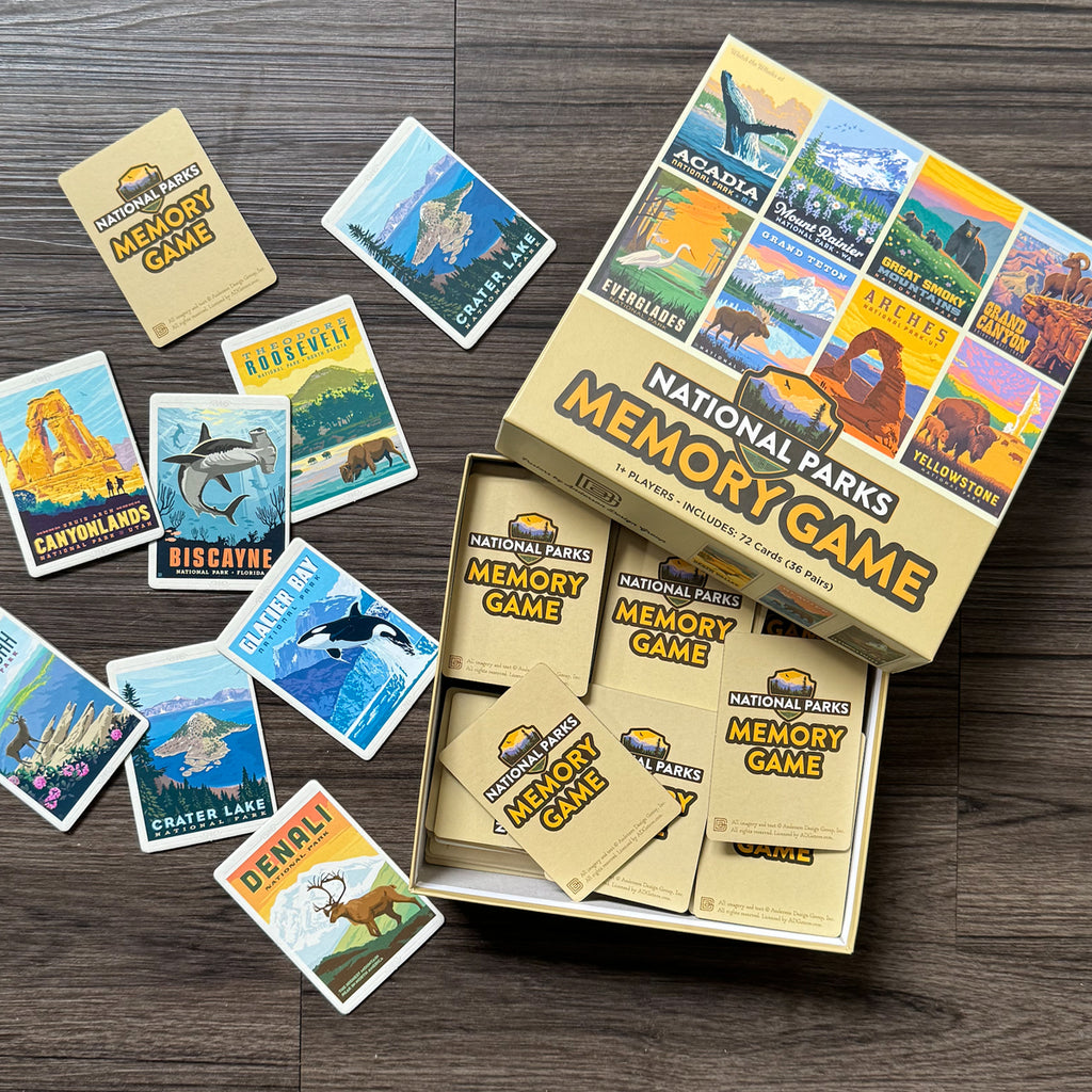 National Park Memory Game (Best Seller) - Anderson Design Group