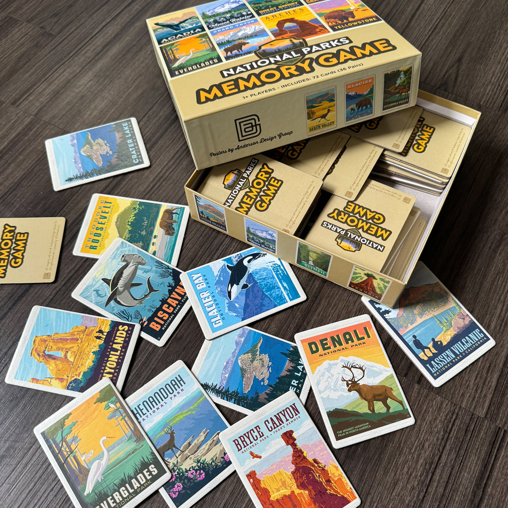 National Park Memory Game (Best Seller) - Anderson Design Group