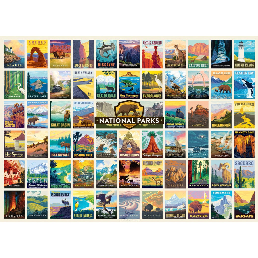 1000-Pc. Puzzle: America's National Parks