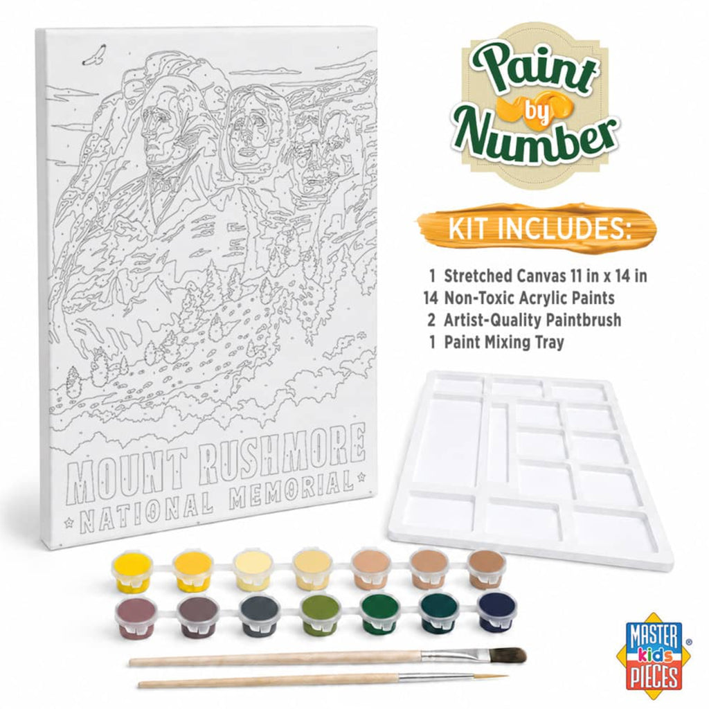 Paint-By-Numbers Kit: Mount Rushmore