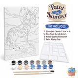 Paint-By-Numbers Kit: Wolf