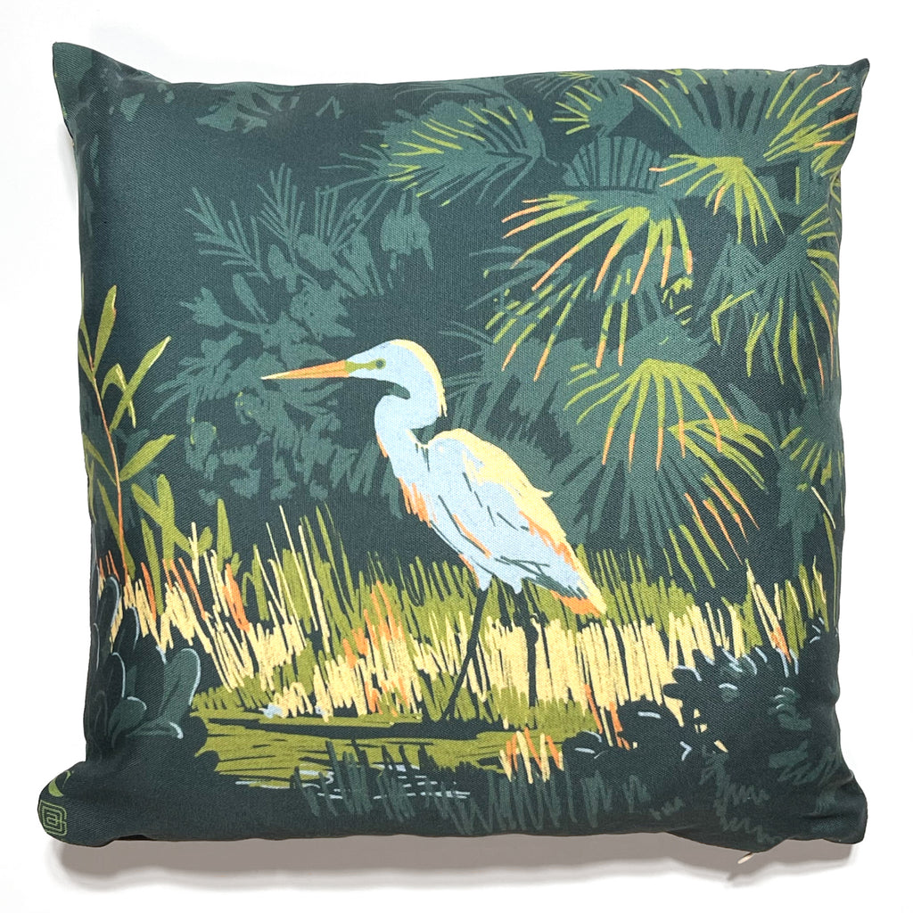 18"x18" Throw Pillow: Kenneth Crane's Everglades National Park