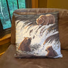 18"x18" Throw Pillow: Kenneth Crane's Katmai National Park