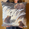 18"x18" Throw Pillow: Kenneth Crane's Katmai National Park