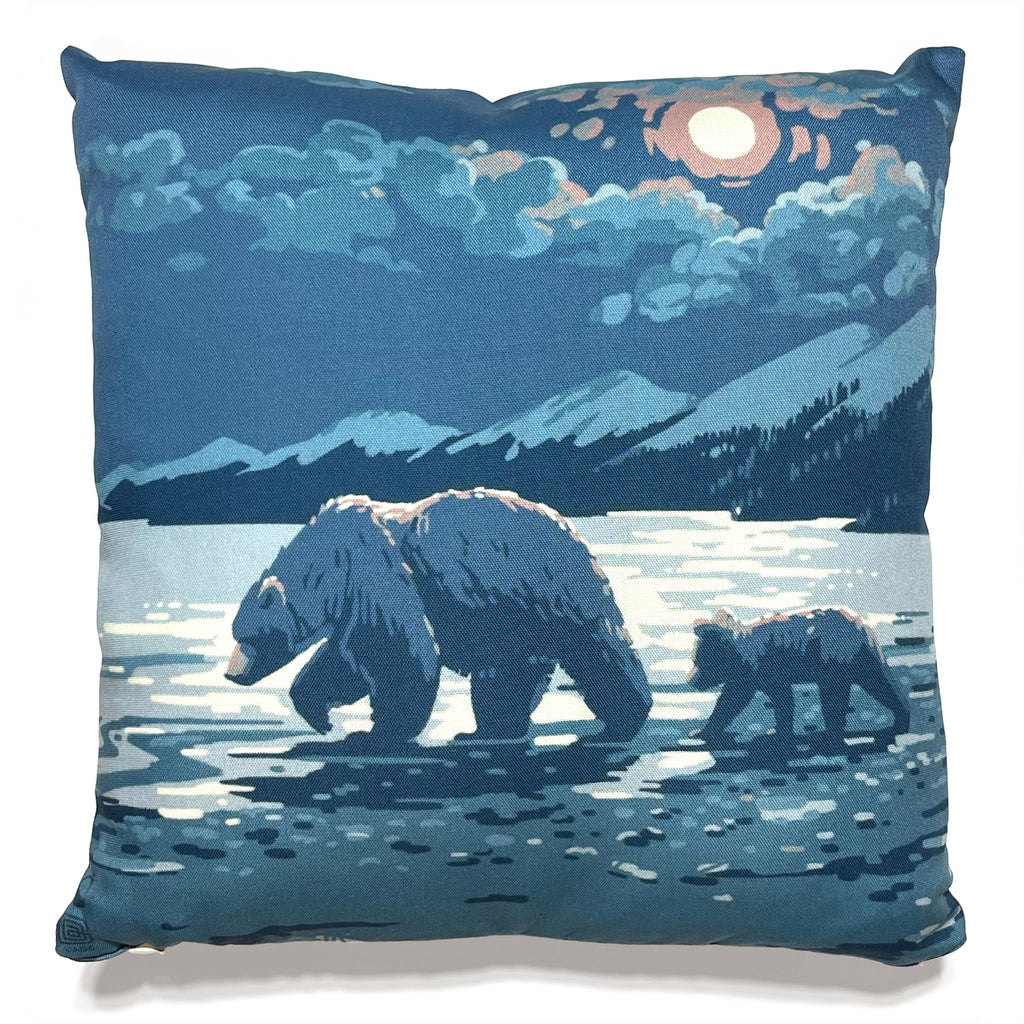 18x18 Throw Pillow: Legends Of The National Parks-Bigfoot - Anderson  Design Group