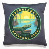Everglades National Park Throw Pillow design