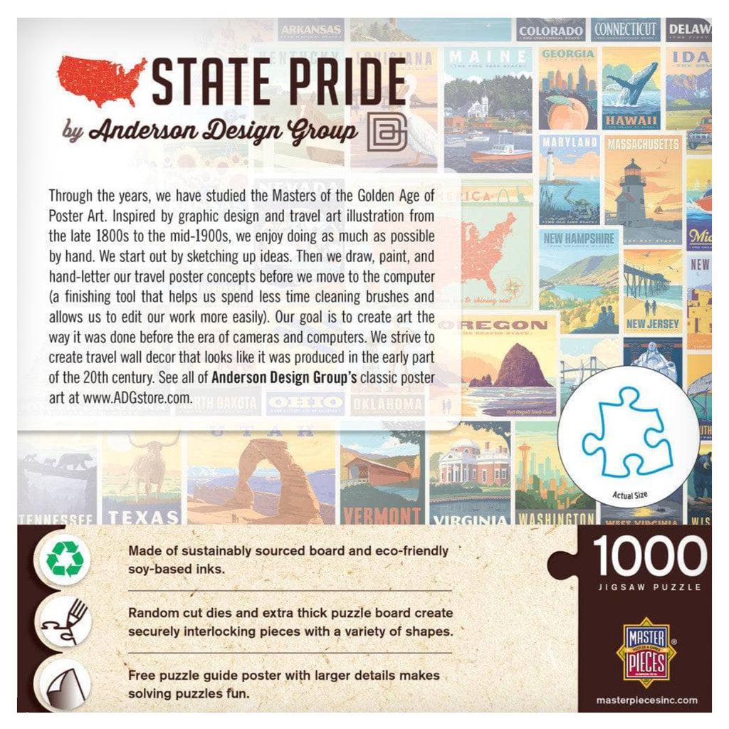 1000-Pc. Puzzle: American Travel Collage