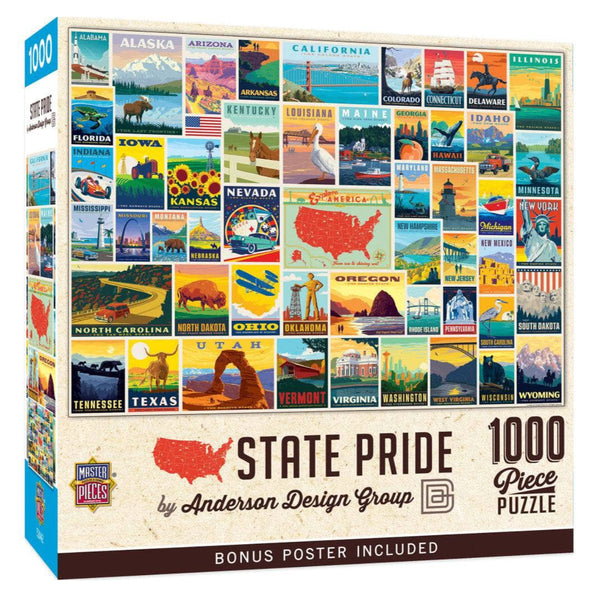 1000-Pc. Puzzle: American Travel Collage