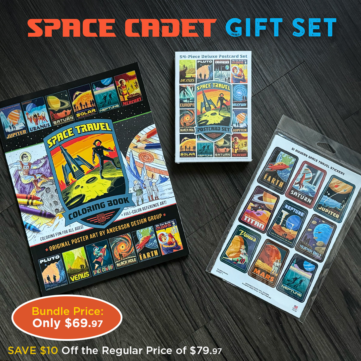 Gift Set: 3-Piece Space Cadet (Bargain Book Bundle)