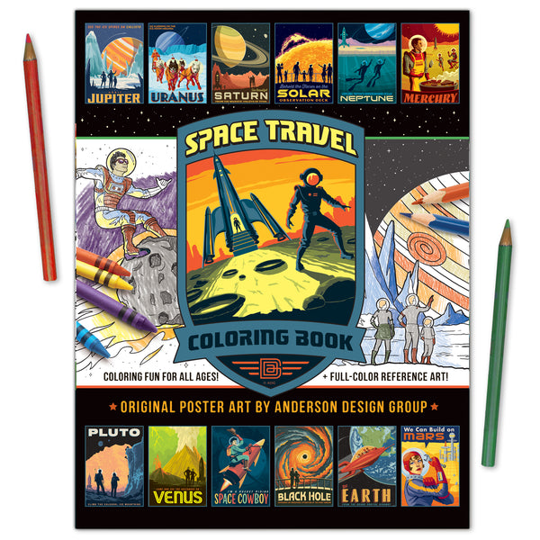 COLORING BOOK: Space Travel (NEW Best Seller!)