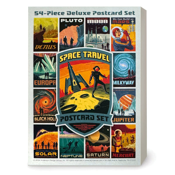 Space Rockets Postcards POSTCARDS: Space Travel 54-Piece Set