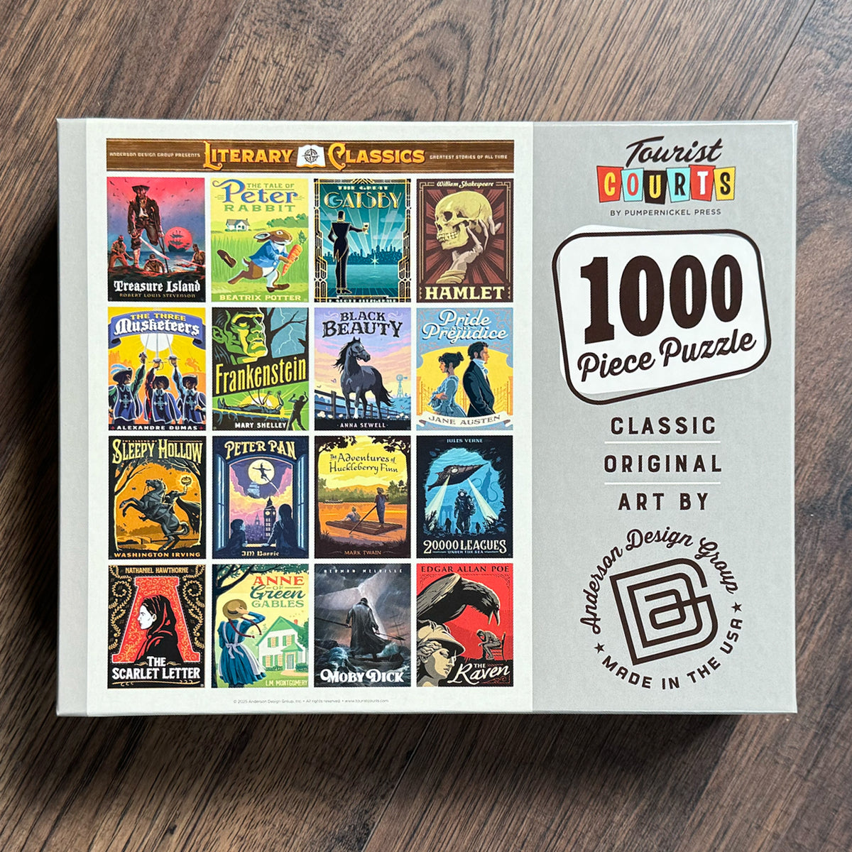 1,000-Pc. Puzzle: Literary Classics