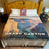 Woven Throw Blanket: (Horizontal) Grand Canyon National Park