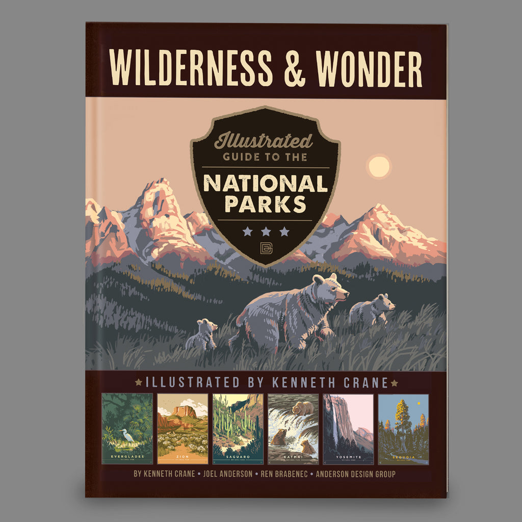 2025 Scratch-N-Dent Sale: Wilderness & Wonder: An Illustrated Guide to the National Parks SOFTCOVER Book