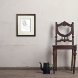 Fashion Sketch: Elegance - Art Print, 8x10 / Standard / Brown