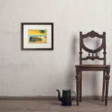 Woody On The Beach - Art Print, 8x10 / Standard / Brown