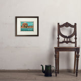 San Francisco: Palace of Fine Arts - Art Print, 8x10 / Standard / Brown