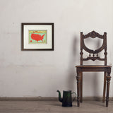 Map of the USA Print - Art Print, 8x10 / Standard / Brown