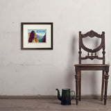 Zion National Park: Ascent To Angels Landing (Horizontal) - Art Print, 8x10 / Standard / Brown
