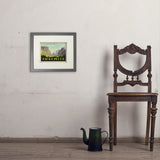 Yosemite National Park: Yosemite Valley (Horizontal) - Art Print, 8x10 / Standard / Gray