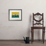 Nashville Sunset Skyline (Horizontal) - Art Print, 8x10 / Standard / Gray
