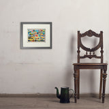 50-State Collage (Horizontal) - Art Print, 8x10 / Standard / Gray