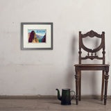 Zion National Park: Ascent To Angels Landing (Horizontal) - Art Print, 8x10 / Standard / Gray