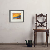 Santa Monica Pier: Sunset - Art Print, 8x10 / Standard / Gray