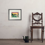 San Antonio, TX: River Walk (Horizontal) - Art Print, 8x10 / Standard / Gray