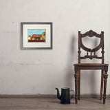 Vintage Apple Truck - Art Print, 8x10 / Standard / Gray