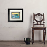 Flathead Lake, Montana (Horizontal) - Art Print, 8x10 / Deluxe / Black
