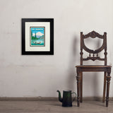 Mount Shasta, California - Art Print, 8x10 / Deluxe / Black