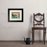 San Antonio, TX: River Walk (Horizontal) - Art Print, 8x10 / Deluxe / Black