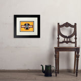 Music City: Vinyl Record (Horizontal) - Art Print, 8x10 / Deluxe / Black