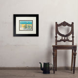 Beach Cruiser Bike - Art Print, 8x10 / Deluxe / Black
