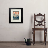 250th Anniversary USA: Mount Rushmore - Art Print, 8x10 / Deluxe / Black
