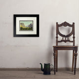 Yosemite National Park: Yosemite Valley (Horizontal) - Art Print, 8x10 / Deluxe / Black